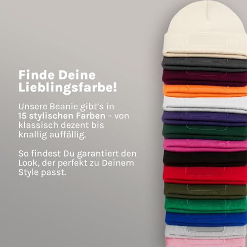 Prozente Momente Pferdemädchen – lustige Wintermütze | Beanie für Damen & Herren, warm, elastisch & Unisex, Strickmütze mit Patch & Druck, perfekt für Après-Ski, Weihnachtsmarkt & Fasching | Rosa