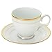 Noritake P91988/4335 Cup & Saucer (Pair) (COFFEE & TEA COFFEE) 250cc Hampshire Gold 2 Guests Fine Porcelain
