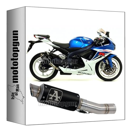 Echappement race gp2 Arrow noir : vivez l'émotion du circuit sur votre GSX-R 750