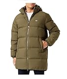 HOCHWERTIGES MATERIAL: Die robuste Jacke besteht aus 100% Nylon und ist mit echten Entendaunen gefüllt