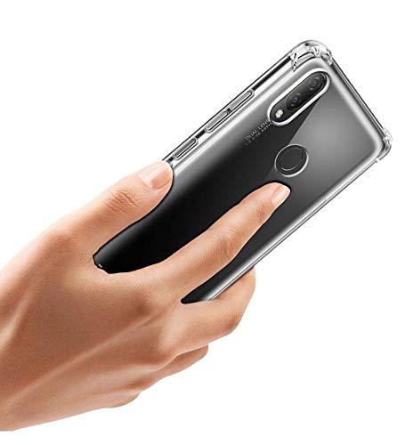 Pack Protection for Huawei P30 Lite (Coque Silicone Antigolpes, + Film Vidrio Tempido) (Transparente)