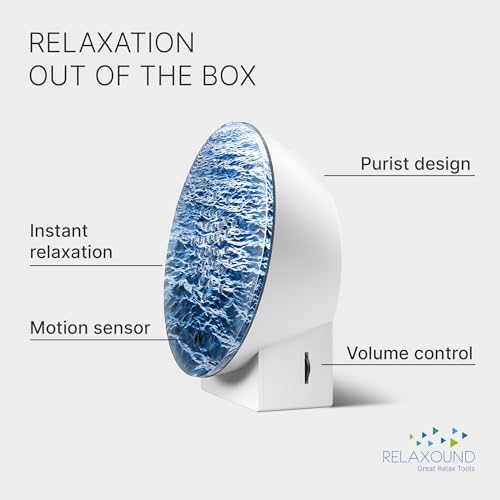 Oceanbox Wave bleu/blanc taille unique, boîtier sonore relaxation et bien-être