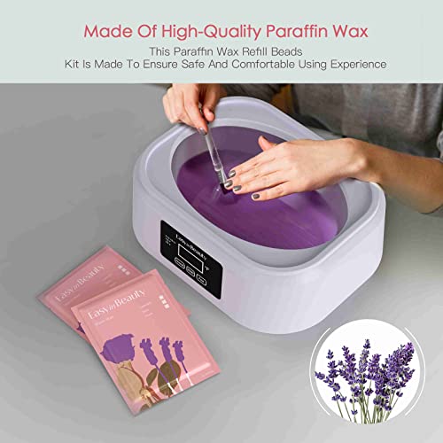 Easyinbeauty Paraffin Wax Machine For Hand And Feet, Touchscreen 3000Ml Paraffin Wax Warmer With 6 Pack Lavender Wax (2.64Lbs), Paraffin Hot Wax Spa For Therapy, Paraffin Bath For Smooth And Soft Skin #TOP2