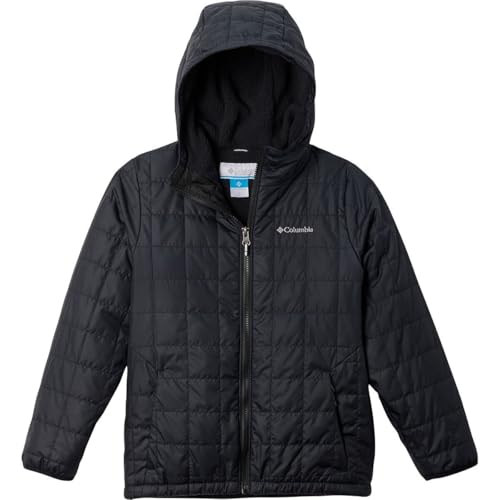 Columbia Youth Boys Rugged Ridge II Sherpa Lined Jacket, Black, X-Small