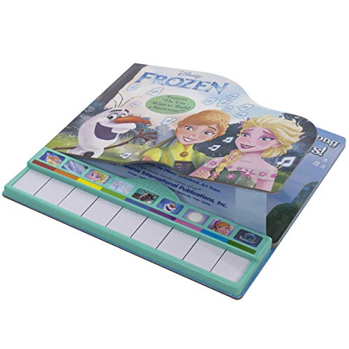 PI KIDS Disney Frozen Elsa, Anna, Olaf, and More! - Sing-Along Songs! Piano Songbook with Built-In Keyboard - Features "Do You want to Build a Snowman?" -