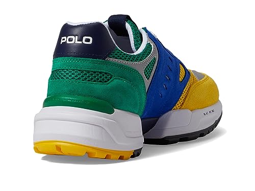 Image of POLO RALPH LAUREN Suede Leather Mesh-Polo Jgr Pp-Sneakers-Low Top Lace