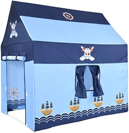 NARMAY® Play Tent Pirate Club Playhouse for Kids Indoor/Outdoor Play – 102 x 72 x 102 CM