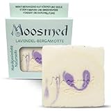 Moosmed Lavendel & Bergamotte Naturseife - vegane Bio-Seife handgefertigt in Deutschland