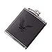 Black Temptation Bouteille de vin Portable en Acier Inoxydable de 7 oz avec Entonnoir Parfait pour Les Voyages, F6