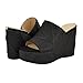 Guess Women's Evenz Wedge Espadrille, Black 001, 7