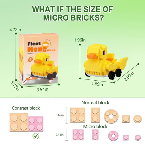 Image of HIGH GODO 9Pack Party Favors Animals Building Set, 2882PCS Cute Animals Cars Building Blocks for Goodie Bag Stuffers, Party Favors Birthday Easter Gifts for Adult Teens 14+