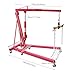 LpqOxnm Folding Hydraulic Crane, 4409lbs Cherry Picker Engine Hoist Lift Heavy Duty Hydraulic Shop Crane Engine Motor Hoist with 4 Adjustable Position for Automotive Repair Shops Workshops Warehouses