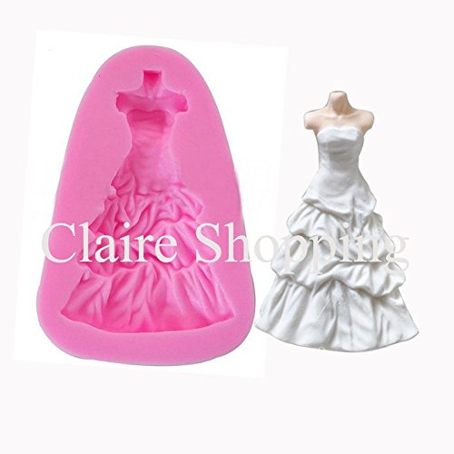 RVS Dress Design Silicone Cake Mold Amazon.in Home & Kitchen