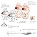 Tommee Tippee Natural Start 8 Piece BPA Free Bottle Set, Includes 2 x 5 oz & 2 x 9 oz Bottles, 1 x Medium Flow Nipple, 1 x 0-6m Pacifier, 1 x Removable Bottle Handle, 1 x Cleaning Brush, Pink