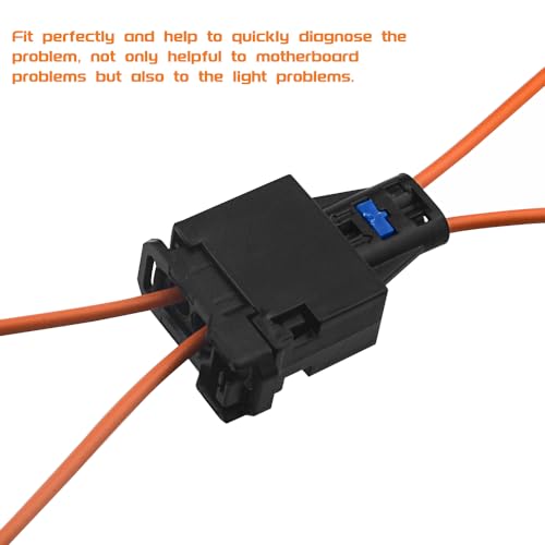 WMYCONGCONG 2 PCS Fiber Optical Optic Loop Bypass Male Female Adapter for Car Radio and Audio Most Optical System