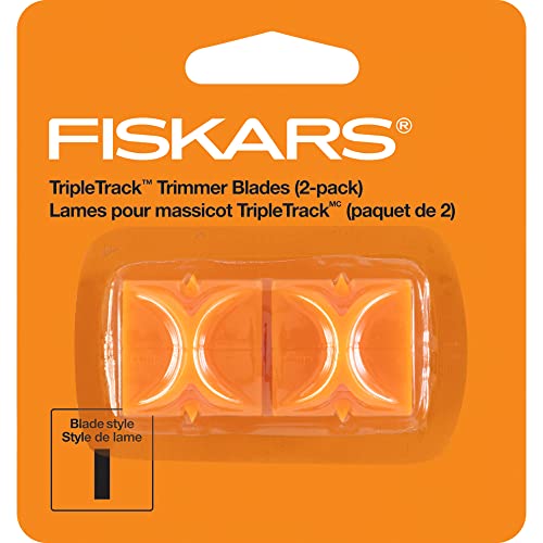 fishers replacement blades - Fiskars TripleTrack Replacement Blades, Style I (196750-1001),Orange