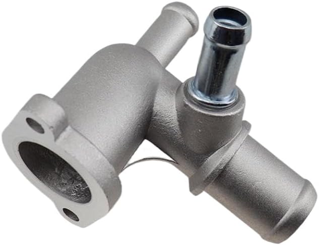 Aluminum Thermostat Housing Cover Engine Coolant Water Flange Pump Outlet 96666227 96320215 Compatible With Spark