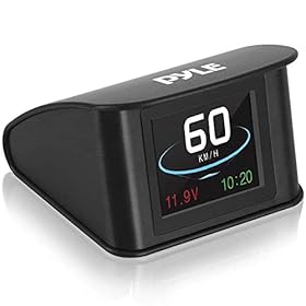 Pyle Universal Vehicle Smart HUD Display - 2.6" Digital Mini...