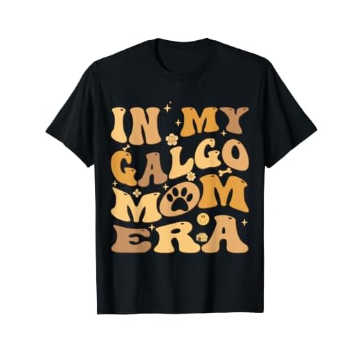 In My Galgo Espanol Mom Era Groovy Spanish Greyhound Dog Men Women Girls Kids T-Shirt
