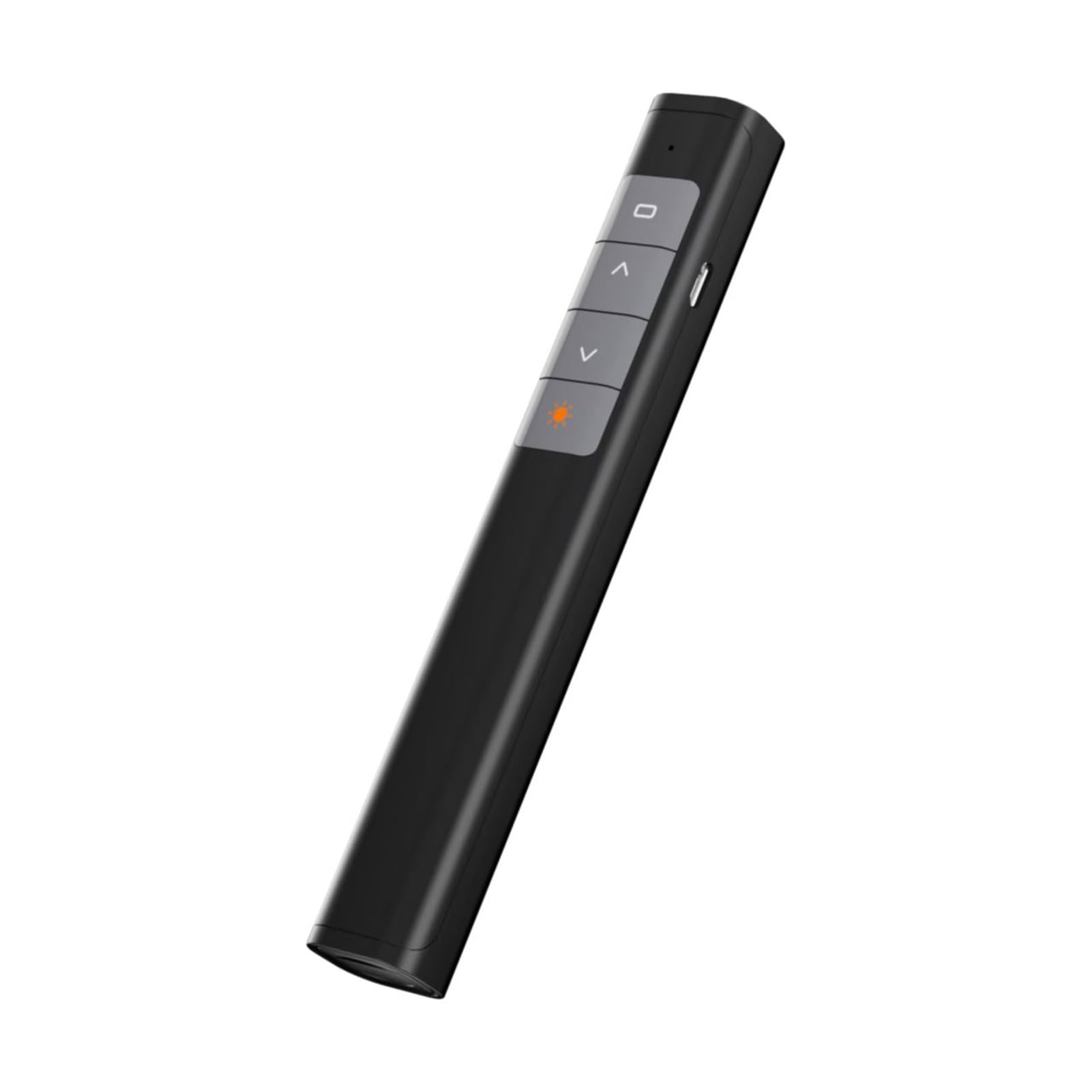 Domary Telecomando Wireless per Presentazioni PowerPoint, Plug and Play, Puntatore a Raggio Rosso a 2,4 GHz, Raggio di Controllo di 30 M, Ricaricabile per PC e laptop.