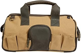 Canyon Outback Leather Goods, Inc. Big Sky 16-inch Canvas and Leather Tool Bag