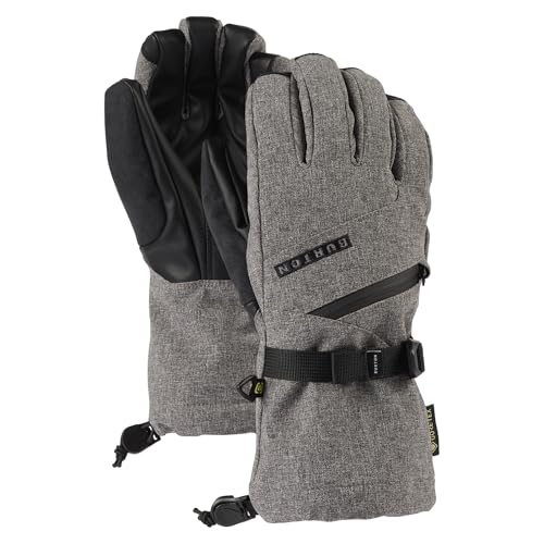Burton Luva feminina Gore-TEX padrão, cinza mesclada, média