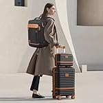 Joyway Expandable Luggage Sets 5 Piece, Lightweight Hard Shell Travel Suitcase Set with Spinner Wheels and TSA Lock, Black - Image 2