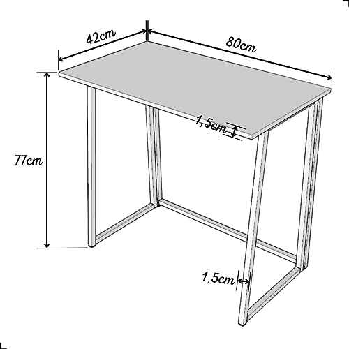 Escrivaninha Mesinha Portátil Dobrável Multiuso Articulada home office aparador pentiadeira
