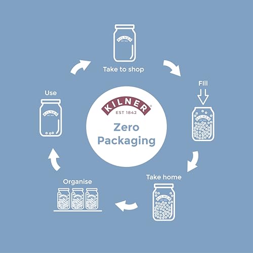 Pote com Tampa Kilner Universal Push Top 850 ml