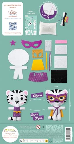 Little Couz'in - Alyssa la tigre - Cucito per bambini - 6