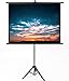 VIVO 50 inch Mini Portable Indoor Outdoor Projector Screen, 50 inch Diagonal Projection | HD 4:3 Projection Pull Up Foldable Stand Tripod (PS-T-050B)