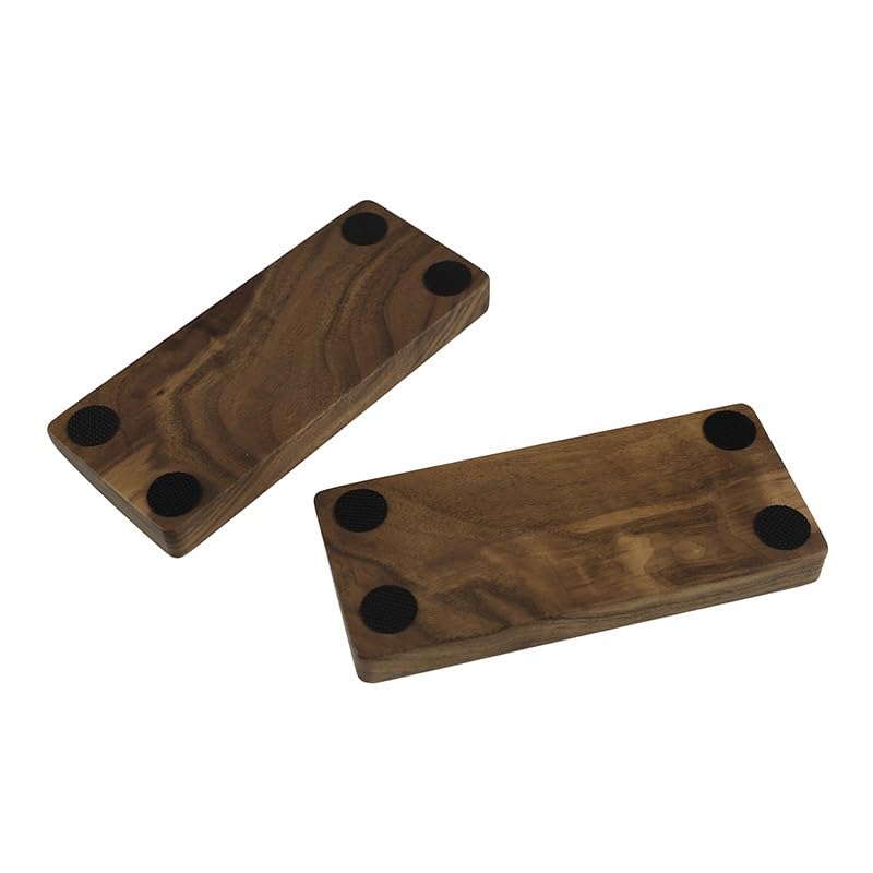 Wrist Rest Zweihand-Tastatur-Handgelenkauflage, Walnussholz-Handgelenkauflage, geeignet for Büro-Lernspiele, bequeme Tastaturauflage Handballenauflage