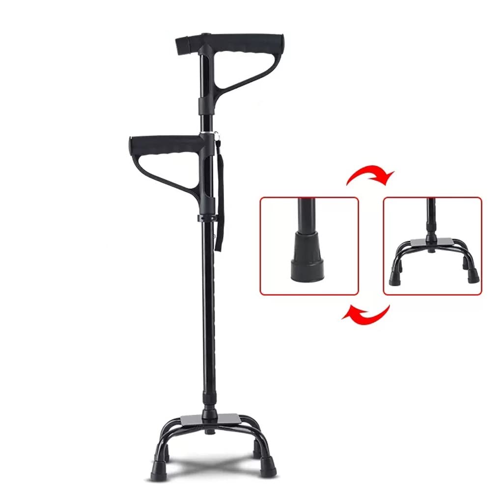 シャーマンのパイブ杖　装飾的な骨と金属の杖 約110cm Amazon.co.jp: XMING 4本足で滑りにくく軽量な高齢者用杖と伸縮自在の4
