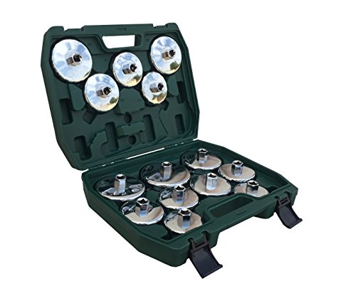 Grecoshop Chiavi per filtro olio a tazza/bussola