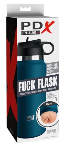 PDX Fuck Flask - Private Pleaser Light/Blue 8,3x17,8 cm