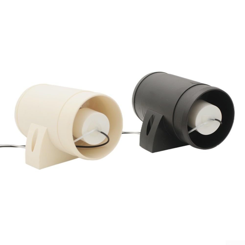 Souffleur d'air en ligne 12 V économe en énergie pour bateaux, idéal pour la ventilation de cale et de cabine (noir)