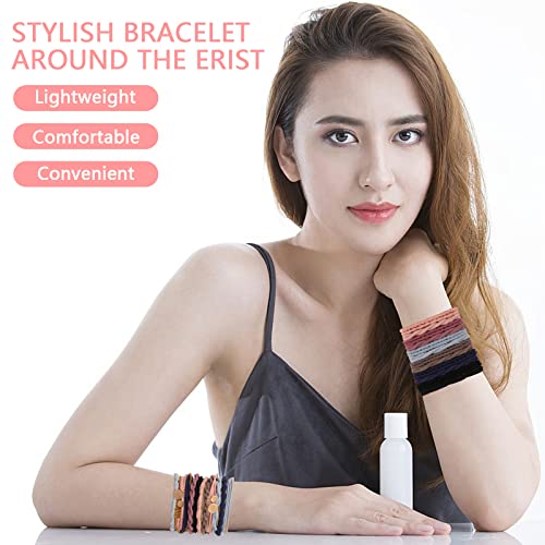 30 Pcs Hair Tie Bracelets For Women, Elastic Hair Tie For Thick Hair, Rubber Hair Band Hair Elastics For Girls Braids Ponytails, Soft & Stylish(6 Colors) #TOP1