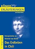 Königs Erläuterungen und Materialien, Bd.425, Das Erdbeben in Chili - Heinrich von Kleist Bearbeitung: Hans-Georg Schede 