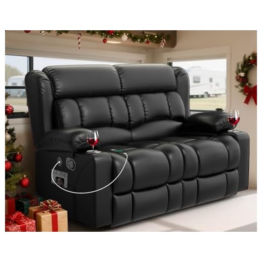MisUMis Compact RV Loveseat Recliner