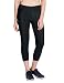 Baleaf Women's 3D Padded 3/4 Cycling Compression Tights Wide Waistband UPF 50+ Black Size M