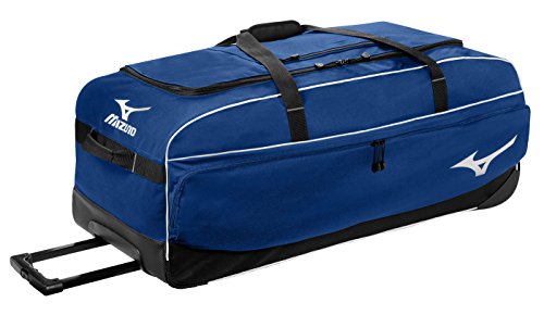Mizuno Equipment Wheel Bag, 36 x 15 x 15-Inch, Black
