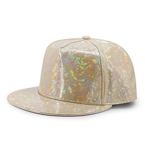 Casquette en cuir PU chic hip hop pour homme et femme look urbain