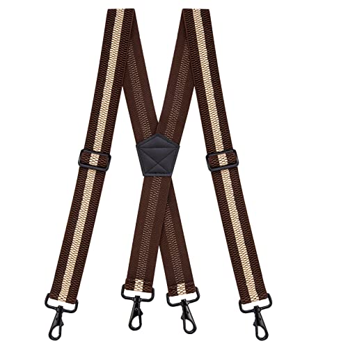 Buyless Fashion Heavy Duty Suspenders for Men - 48