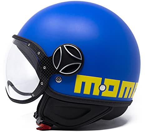 MOMO Design CASCO MOMO HERITAGE ALPINE BLU MATT