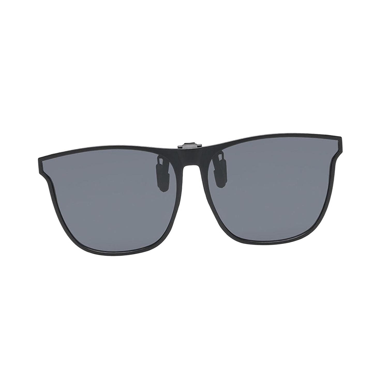CALANDIS™ Polarized Clip On Sunglasses, Black with Polarized Tint, Full Frame, Adult Unisex Accessory