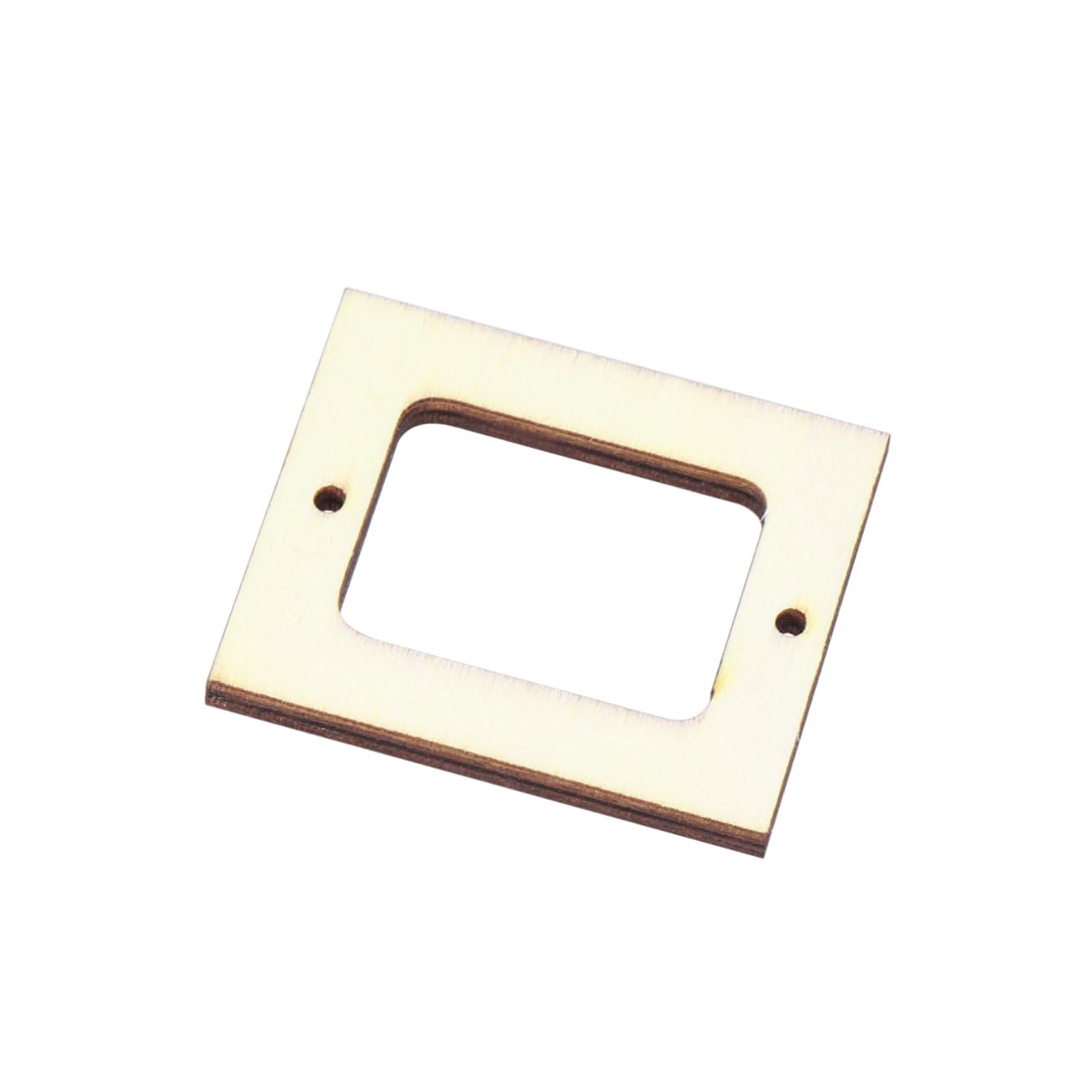 PRETYZOOM Educational Crafts Diy Wooden Photo Frames 20pcs Set Decorative Frames for Home Wall Hanging or Tabletop Handmade Accessories