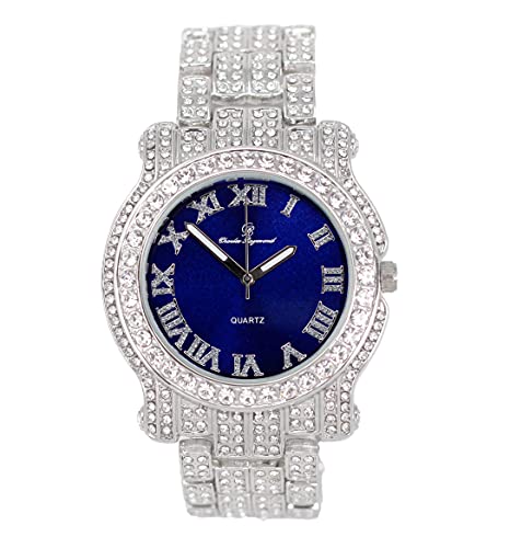 Charles Raymond Bling-ed Out Ultimate Hip Hop Royalty �����Y�E�H�b�` �ǂ݂₷�����[�}�����܂��̓A�C�X�A�E�g�_�C�������h���ԃC���W�P�[�^�[ - ���邢�F�̕����� - L0504, L0504RN�V���o�[