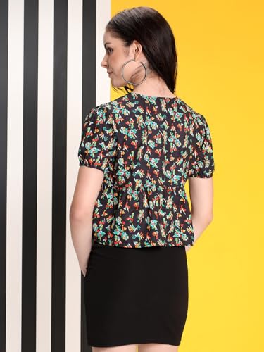 Image of KOTTY Women's Floral Regular Fit Fashion Vest