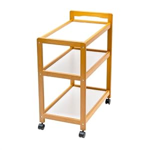 コーナン オリジナル 3段木製ワゴンLBR ライトブラウン