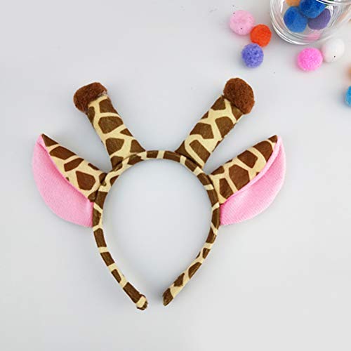 FRCOLOR Tiara de Orelha de Girafa Tiara de Orelha de Animal Tiara de Cabelo de Animal para Festa de